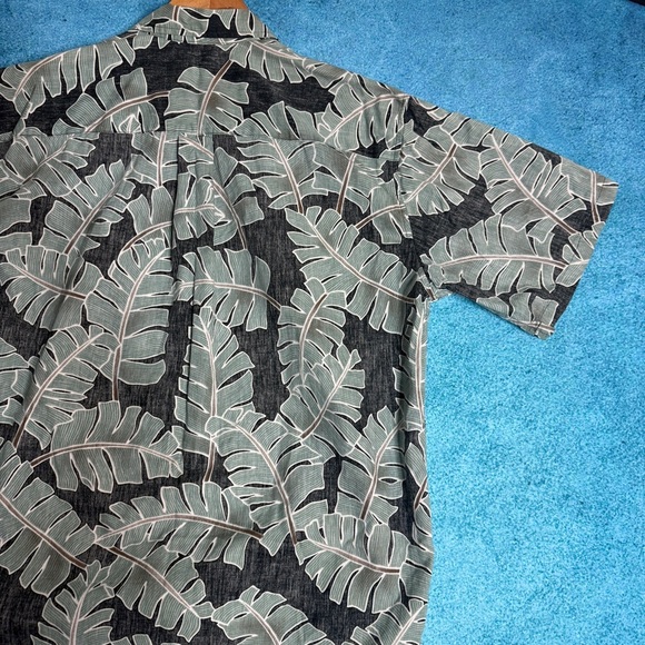 Vintage Cooke Street Shirt Mens Size L Floral Reverse Print Hawaiian Beach - Picture 10 of 16